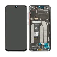 MR3_107414 Дисплей xiaomi mi 9 se, з сенсором, та рамкою piano black сервісний оригінал 