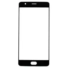 MR3_109453 Скло корпусу для oneplus 3, oneplus 3t з oca-плівкою, black оригінал (prc) 