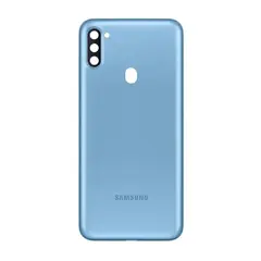 MR3_115790 Задня кришка samsung a115 galaxy a11 blue (зі склом камери) 