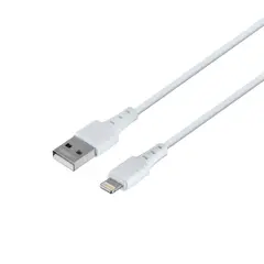 MR3_118033 Кабель usb lightning remax zeron series elastic rc-179i, 2.4a 1m білий 