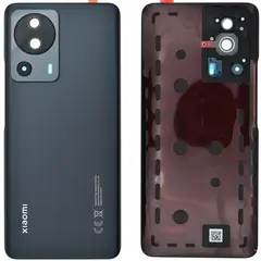 MR3_121109 Задня кришка xiaomi 13 lite black (зі склом камери) оригінал (prc) 