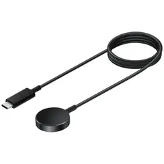 MR3_120126 Зарядний кабель watch charging dock type-c для samsung galaxy watch 3, 4, 4 classic, 5, 5 pro, 6, 6 classic, active, active 2 чорний (таблетка) PRC