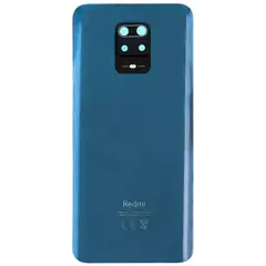 MR3_123462 Задня кришка (скло) для redmi note 9 pro, note 9 pro max interstellar сірий (64mp), (зі склом камери) PRC