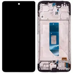 MR3_251570 Дисплей телефона для redmi note 14 4g (europe) у зборі з сенсором та рамкою midnight чорний oled (161, 5 mm), (welmy) WELMY