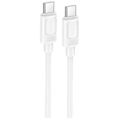MR3_322591 Кабель pd type-c to type-c hoco x122 silicone 60w 1 m білий HOCO