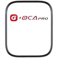 MR3_337656 Скло корпусу для g+oca pro apple watch series 7, 8, 9 (41 mm) з oca плівкою чорний G+OCA PRO