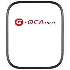 MR3_337657 Скло корпусу для g+oca pro apple watch series 7, 8, 9 (45 mm) з oca плівкою чорний G+OCA PRO