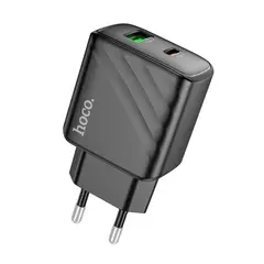 MR4_135798 Мережевий зарядний пристрій hoco cs23a sunlight dual port pd30w, qc3.0, charger чорний HOCO