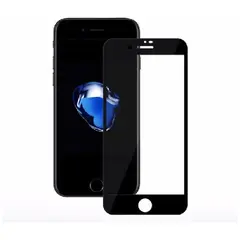 MR3_107264 Захисне скло для iphone 7, 8, se (2020), (0.3 mm, 4d arc, чорний) люкс PRC