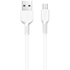 MR3_118299 Кабель usb hoco x20 flash micro 2.4a 2 m білий HOCO