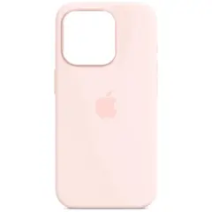 MR3_119870 Silicone case для iphone 15 pro (6) light рожевий (закритий низ) PRC