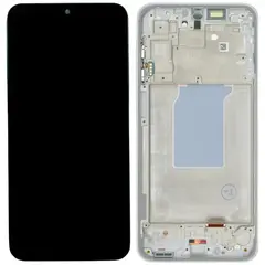 MR3_194544 Дисплей samsung a266 galaxy a26 5g (2025) у зборі з сенсором та рамкою білий сервісний оригінал SAMSUNG