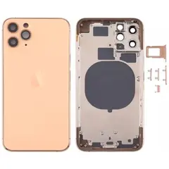 MR3_353302 Корпус для iphone 11 pro max золотистий PRC