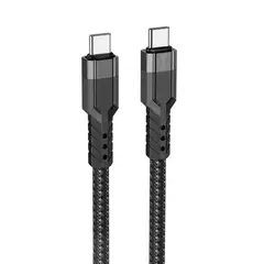MR4_139097 Кабель pd hoco u110 pd type-c to type-c 60w charging data cable 1, 2 m, чорний HOCO