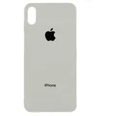 MR3_102136 Задня кришка (скло) для iphone x сріблястий (big hole) PRC