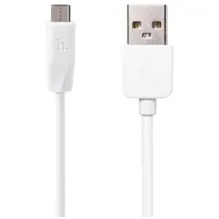 MR3_115622 Кабель usb hoco x1 rapid micro 2.4a 2 m білий HOCO