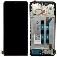 MR3_119785 Дисплей для redmi note 11 pro 4g, redmi note 11 pro 5g global у зборі з сенсором та рамкою laser чорний oled PRC