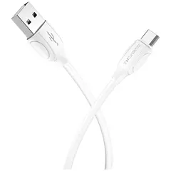 MR3_360004 Кабель borofone usb bx19, micro 2.4a білий BOROFONE