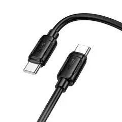 MR4_144072 Кабель pd hoco x115 surpass 60w charging data cable c to c 1 m, чорний HOCO