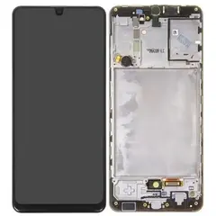 MR3_104845 Дисплей телефона для samsung a315f galaxy a31 (2020) у зборі з сенсором та рамкою чорний сервісний SAMSUNG