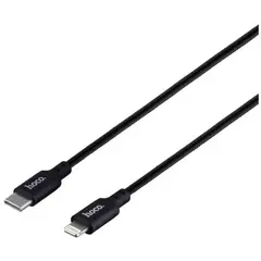 MR3_118241 Кабель pd type-c to lightning hoco x14 double speed 20w 2 m чорний HOCO