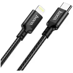 MR3_118257 Кабель pd type-c to lightning hoco x14 double speed 20w 1 m чорний HOCO