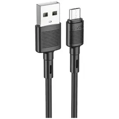 MR3_118293 Кабель usb hoco x83 victory micro 2.4a 1 m чорний HOCO
