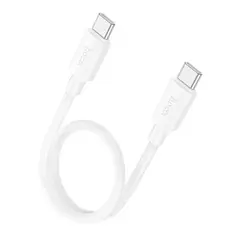 MR4_146154 Кабель pd hoco x96 hyper 60w fast charging data cable type-c to type-c (l=0.25 m) білий HOCO