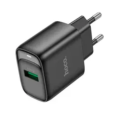 MR4_151543 Мережевий зарядний пристрій hoco c140a smart single port qc3.0 charger 18w (qc, fcp, afc) чорний HOCO