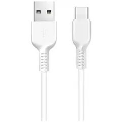 MR3_118296 Кабель usb hoco x20 flash type-c 2.4a 2 m білий HOCO