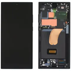 MR3_119090 Дисплей samsung s918 galaxy s23 ultra 5g (2023) у зборі з сенсором та рамкою чорний сервісний оригінал SAMSUNG