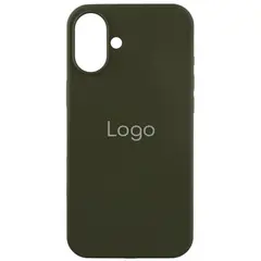 MR3_123276 Silicone case для iphone 16 (71) dark зелений (закритий низ) PRC