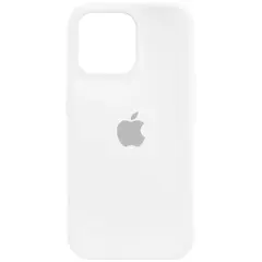 MR3_118766 Silicone case для iphone 14 pro max (9) білий (закритий низ та рамка камери) PRC