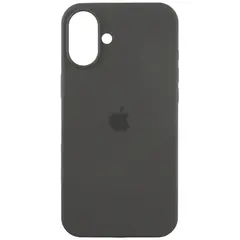 MR3_122368 Silicone case для iphone 16 (15) dark сірий (закритий низ) PRC