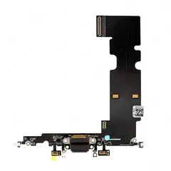 MR3_90789 Шлейф iphone 8 plus з роз’ємом заряджання та мікрофоном чорний PRC