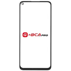 MR3_344399 Скло корпусу для g+oca pro redmi note 9, redmi 10x 4g з oca-плівкою, чорний G+OCA PRO