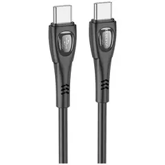 MR3_372264 Кабель pd type-c to type-c borofone bx98 superior 60w 1 m чорний BOROFONE