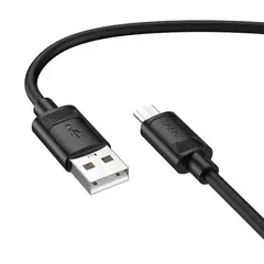 MR4_153935 Кабель hoco x122 benefit silicone charging data cable micro 2, 4a, 1 m, білий HOCO