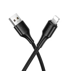 MR4_153972 Кабель pd hoco x120 beneficio pd27w charging data cable lightning 1 m чорний HOCO
