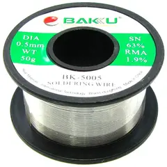 MR3_102751 Припій baku bk-5005 (0.5 mm, 50g, sn 63%, pb 35.1%, rma 1.9%) BAKU