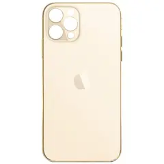 MR3_116513 Задня кришка (скло) для iphone 13 pro золотистий (big hole) PRC