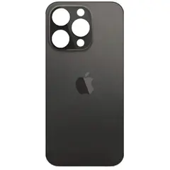 MR3_119018 Задня кришка (скло) для iphone 14 pro space чорний (big hole) PRC
