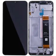 MR3_119122 Дисплей samsung m236, m336 galaxy m23 5g, m33 5g (2022) у зборі з сенсором та рамкою чорний сервісний оригінал (m236 v06) SAMSUNG