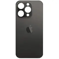 MR3_120387 Задня кришка (скло) iphone 14 pro space чорний (big hole), сервісний APPLE