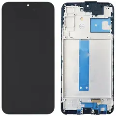 MR3_122070 Дисплей для samsung a256 galaxy a25 5g (2023) у зборі з сенсором та рамкою чорний oled (big size) PRC