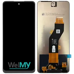 MR3_124401 Дисплей tecno spark 20 (kj5n), spark 20c (bg7n), spark go 2024 (bg6), infinix hot 40i (x6528) у зборі з сенсором чорний (welmy) WELMY