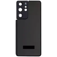 MR3_195070 Задня кришка samsung g998 galaxy s21 ultra чорний (зі склом камери) (prc) SAMSUNG