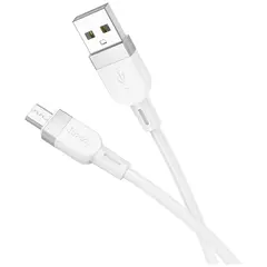 MR3_328066 Кабель usb hoco x109 silicone micro 2.4a 1 m білий HOCO