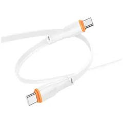 MR3_372269 Кабель pd type-c to type-c borofone bx118 esplendido 60w 1 m білий BOROFONE