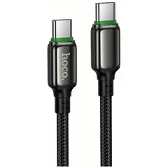 MR3_372272 Кабель pd type-c to type-c hoco x127 exceed 60w 1 m чорний HOCO